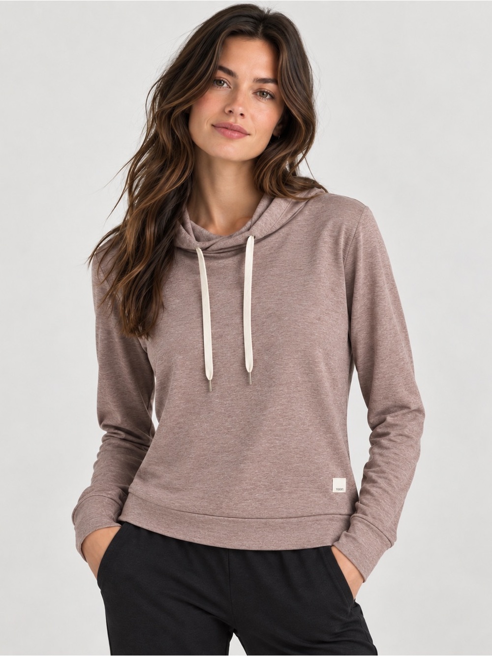 Vuori Halo Essential Hoodie Women’s XXL Mauve Pullover Sweatshirt